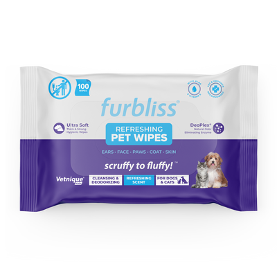 Furbliss® Hygienic Grooming Pet Wipes - 100 ct