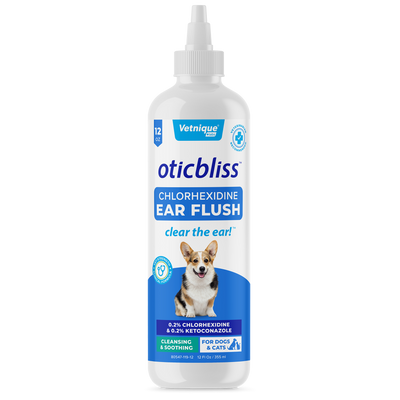 Oticbliss™ Anti-Bacterial & Anti-Fungal Medicated Ear Flush for Dogs