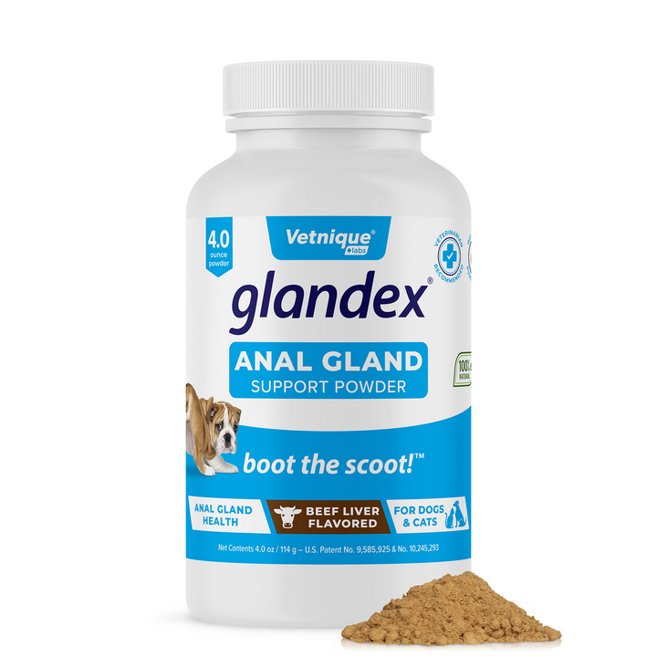Glandex® Anal Gland Supplement for Dogs & Cats with Pumpkin - 4.0 oz Powder-