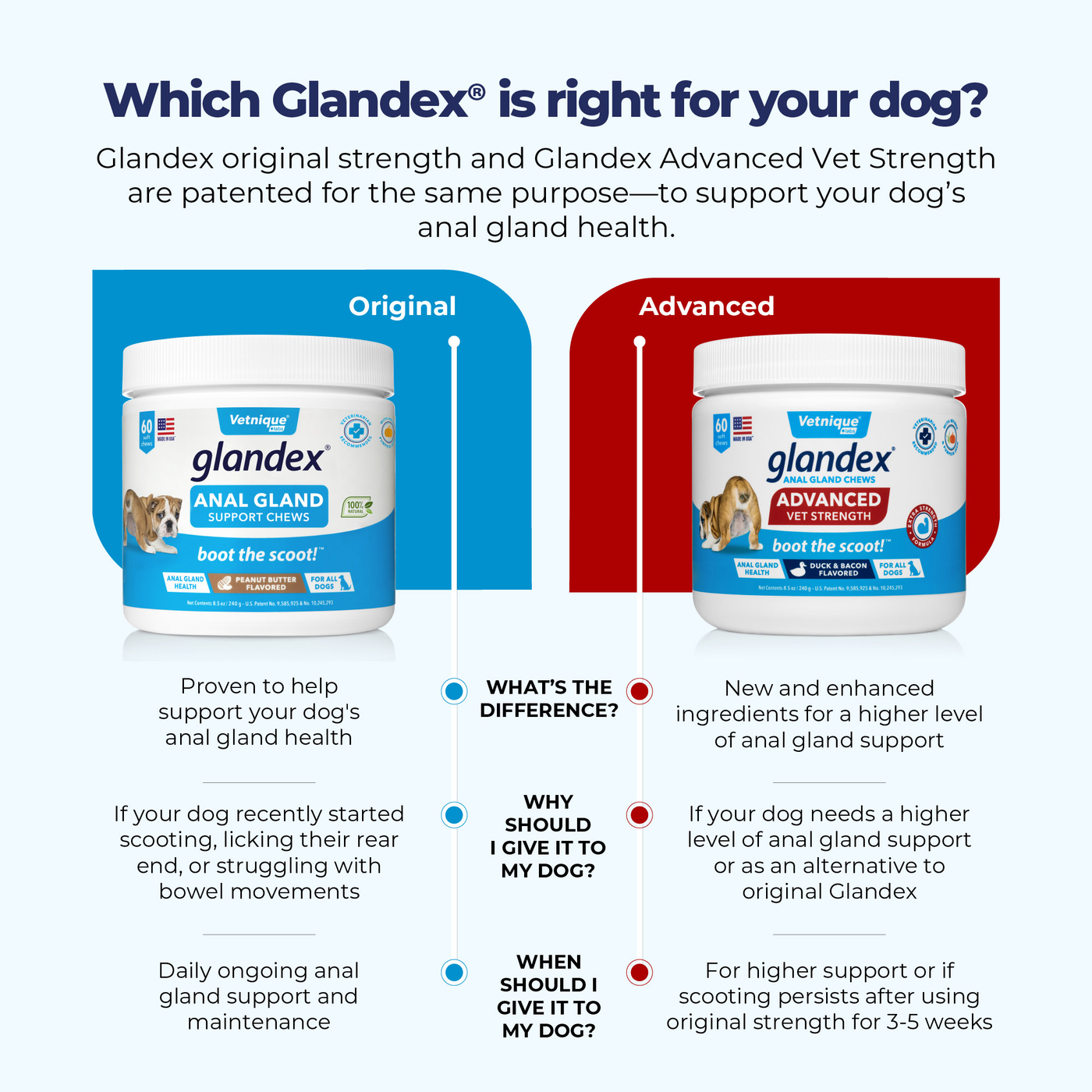 Which Glandex chews is right for you?