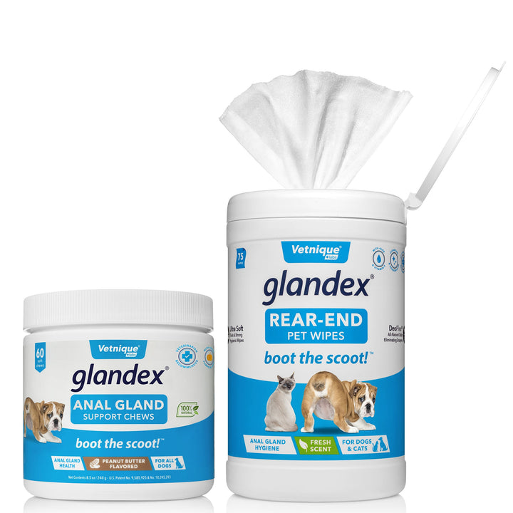 Glandex Chews Wipes Bundle Save 15