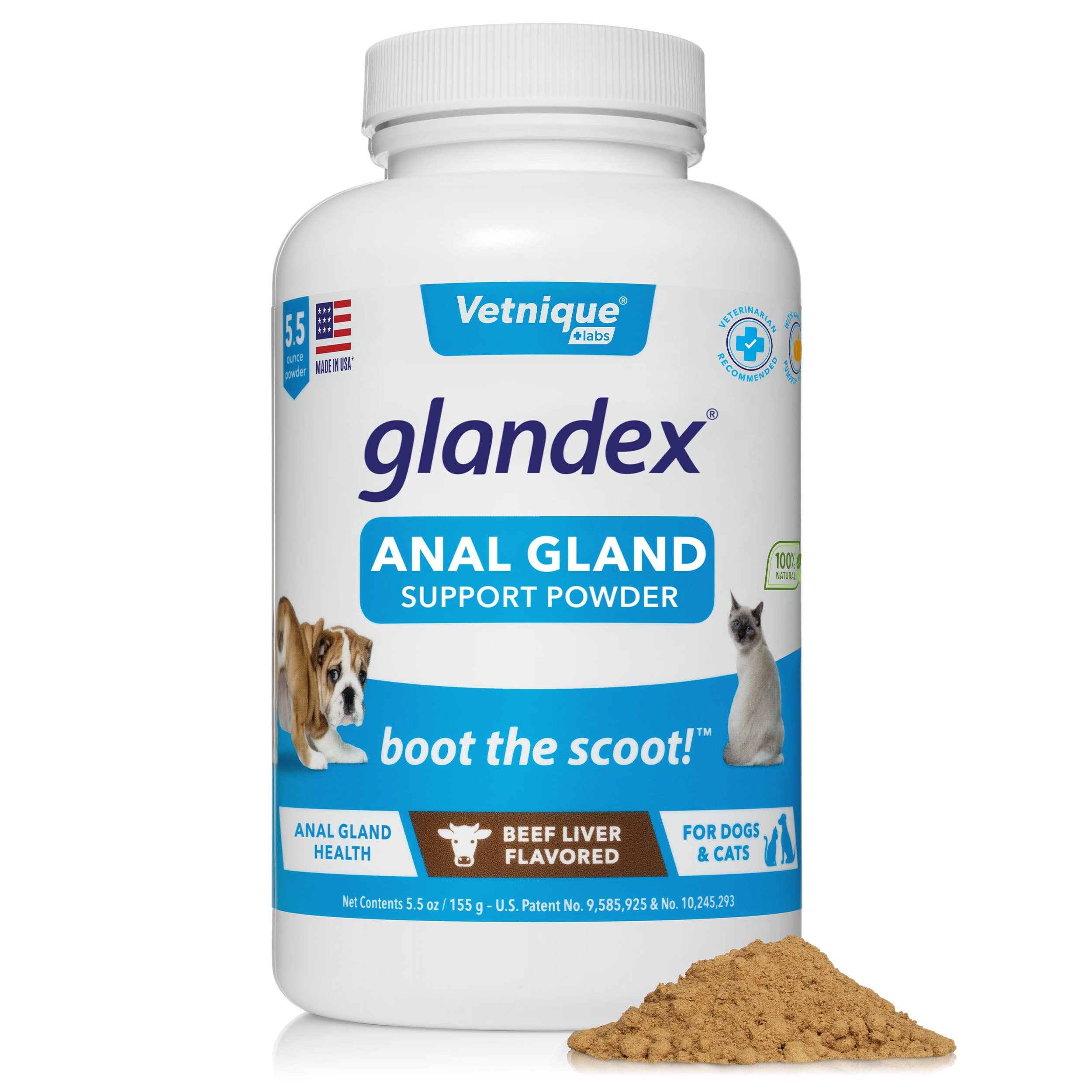 Glandex® Anal Gland Supplement for Dogs & Cats with Pumpkin - 2.5 oz P
