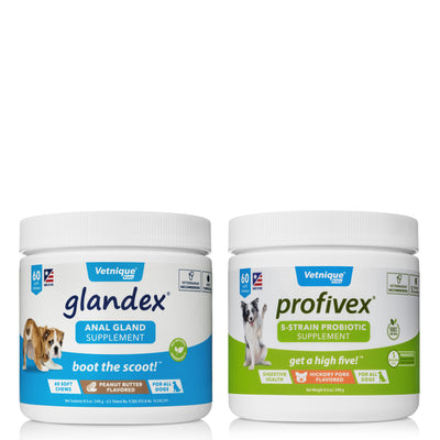 Glandex® Chews & Profivex® Chews Bundle - Save 15%!